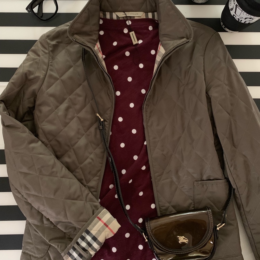 (New) Burberry Quilted Jacket